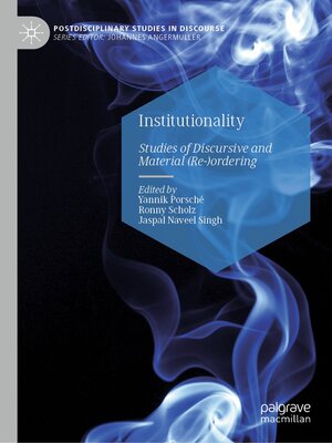 cover image of Institutionality